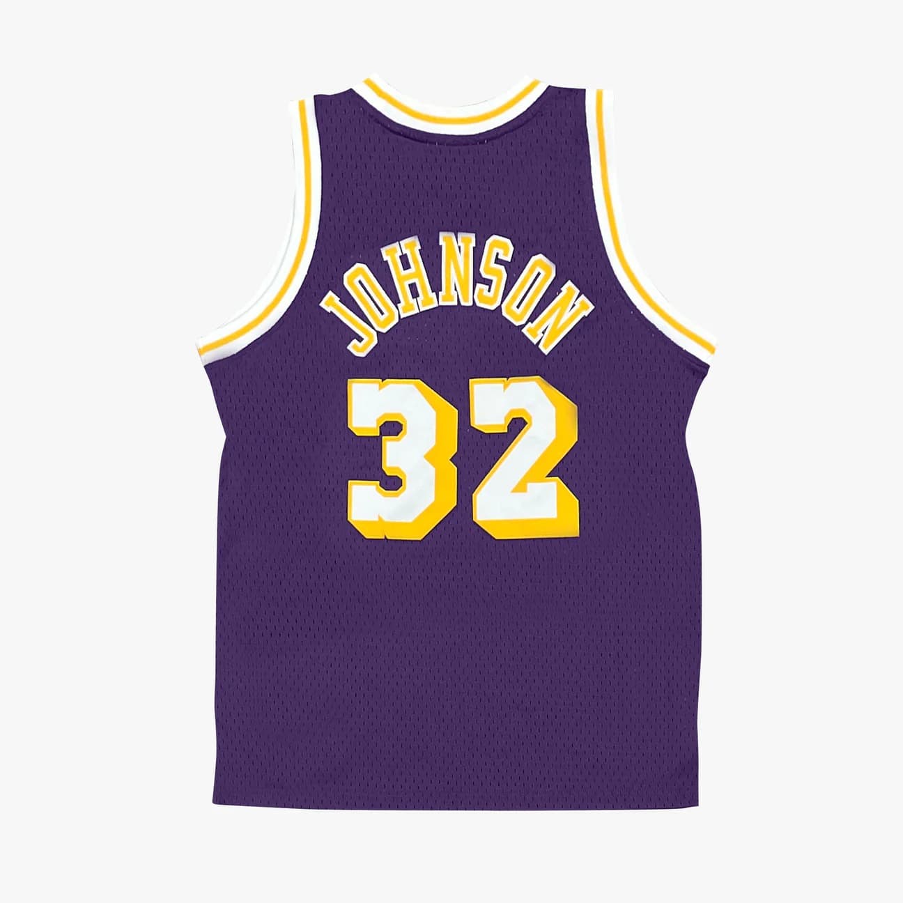 Баскетбольная джерси 1984-85 Los Angeles Lakers Magic Johnson #32 Youth Swingman Hardwood Classics Purple Jersey