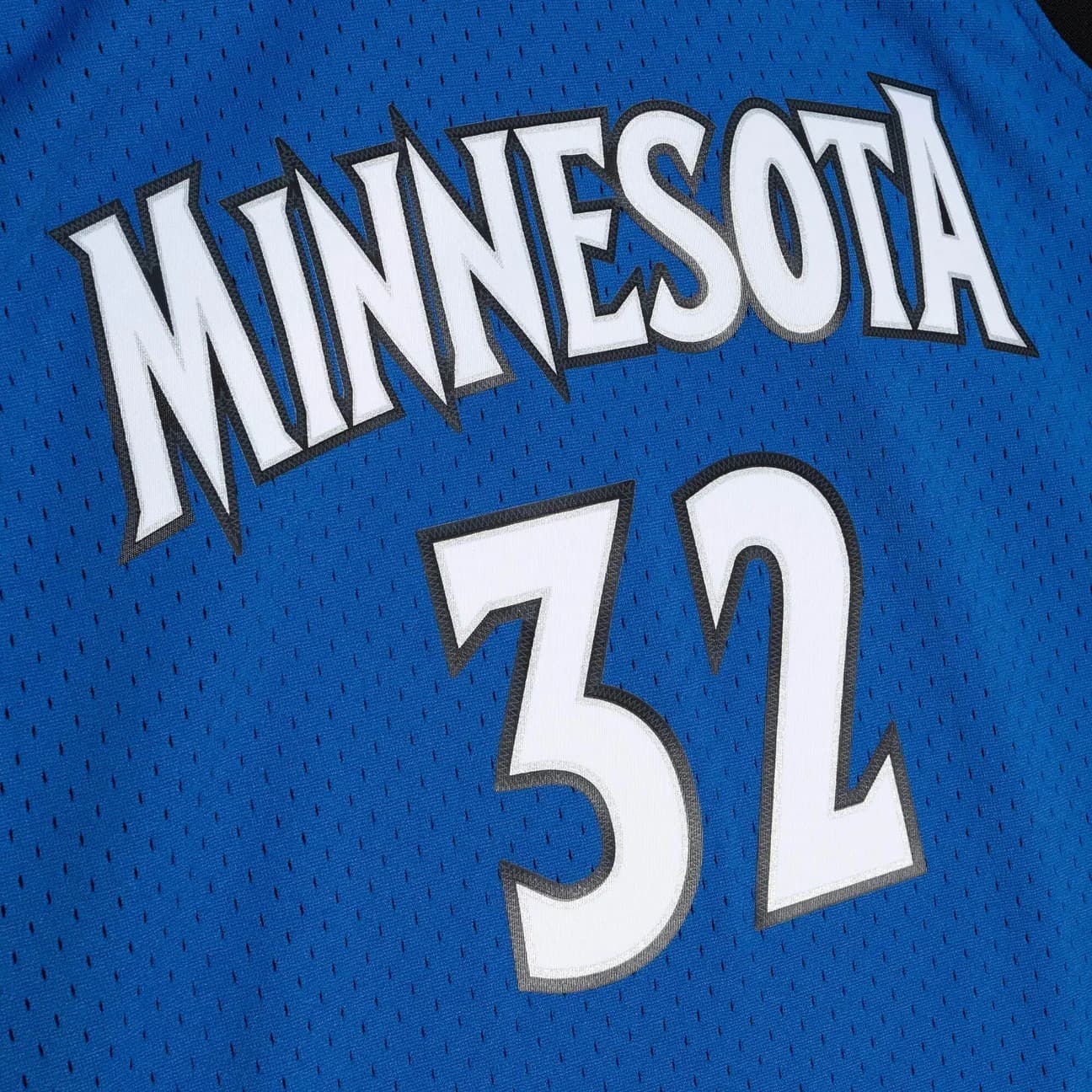 Баскетбольная джерси 2015-16 Minnesota Timberwolves Karl-Anthony Towns #32 Swingman Hardwood Classics Blue Jersey