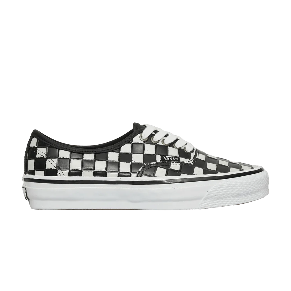 Vans-Authentic-44-Vibram-Leather-Checkerboard-Black-White
