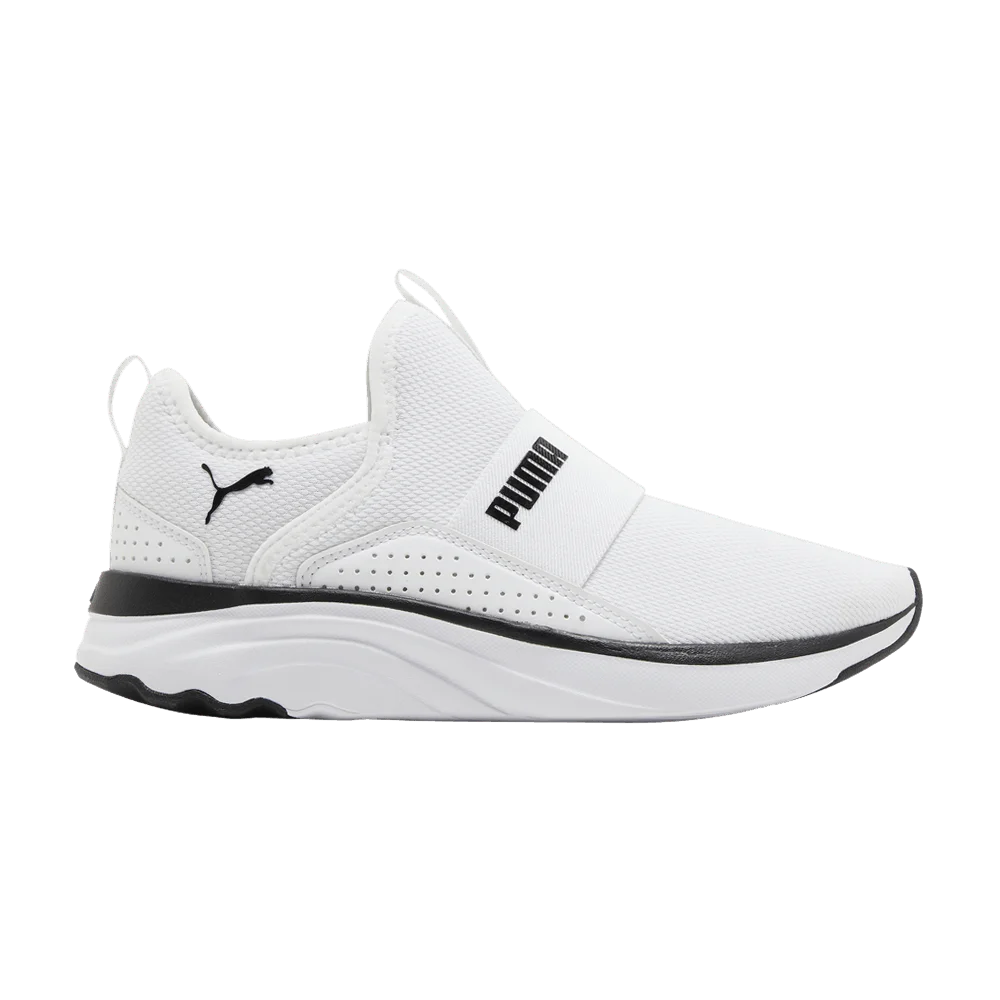 Кроссовки Puma Wmns Softride Sophia Slip-On 'White Black'
