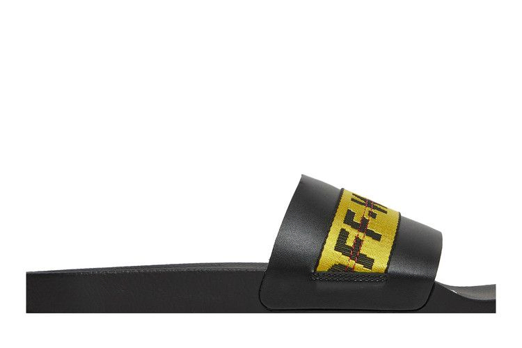 Кроссовки Off-White Industrial Sliders 'Black Yellow'