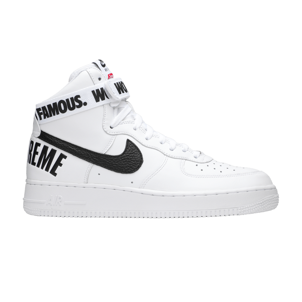 Кроссовки Nike Supreme x Air Force 1 High Supreme 'White'
