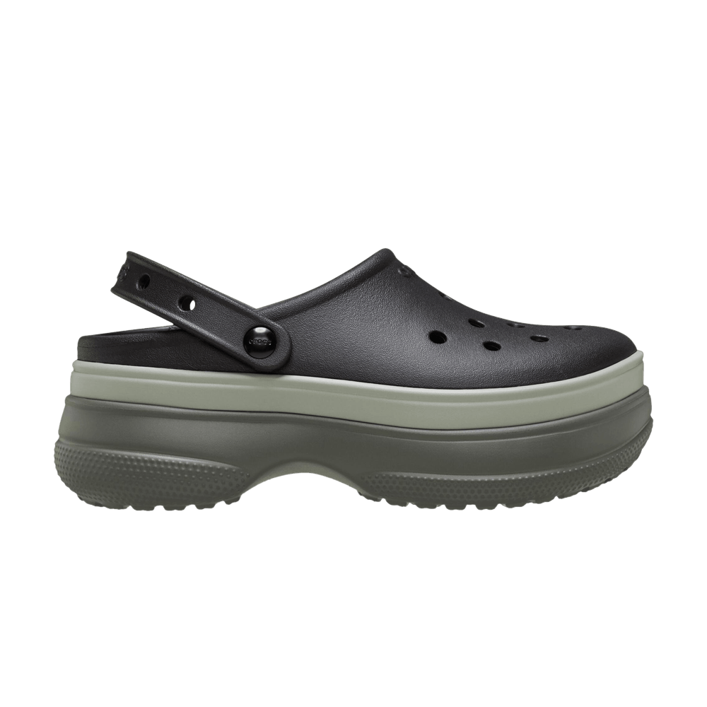 Кроссовки Crocs Classic Stacked Clog 'Black'
