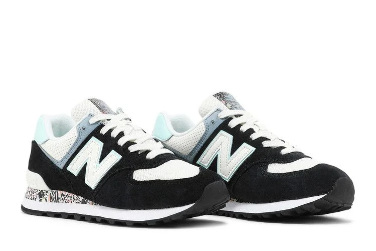 Krossovki-New-Balance-Wmns-574-Black-White-Mint-7