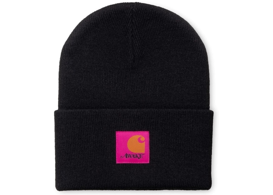 Шапка Awake x Carhartt WIP Beanie Black