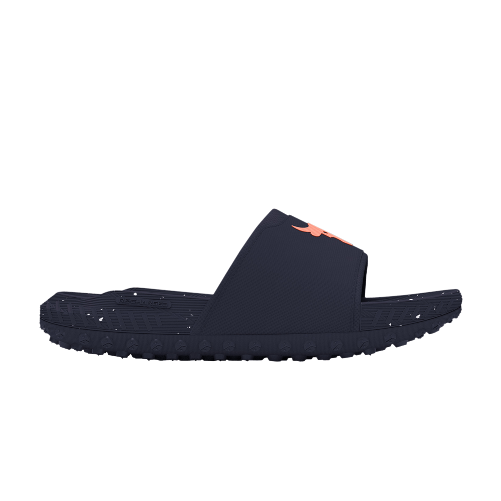 Кроссовки Under Armour Project Rock 3 Slide 'Midnight Navy Flare Orange'