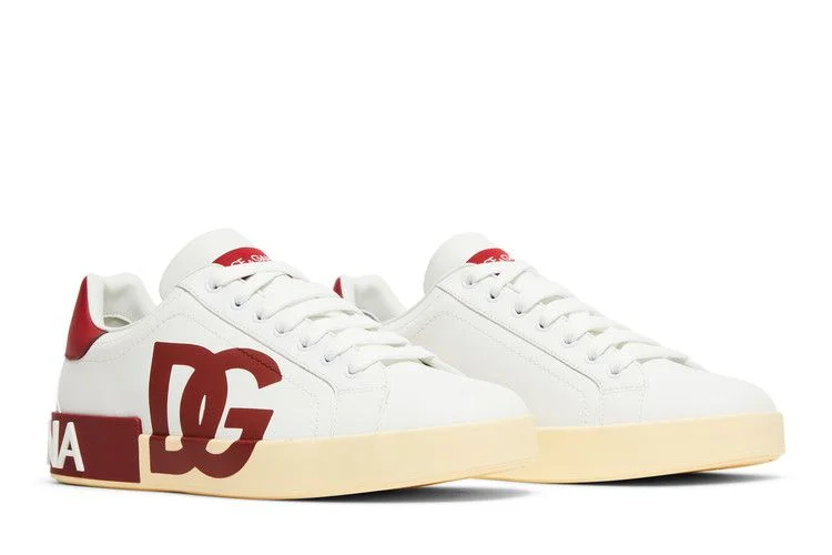 Krossovki-Dolce-Gabbana-Portofino-Low-DG-Logo-Print-White-Red-7