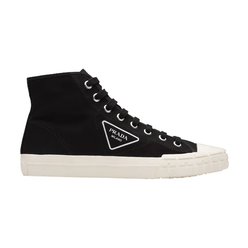Кроссовки Prada Wheel Vulc High 'Black Ivory'
