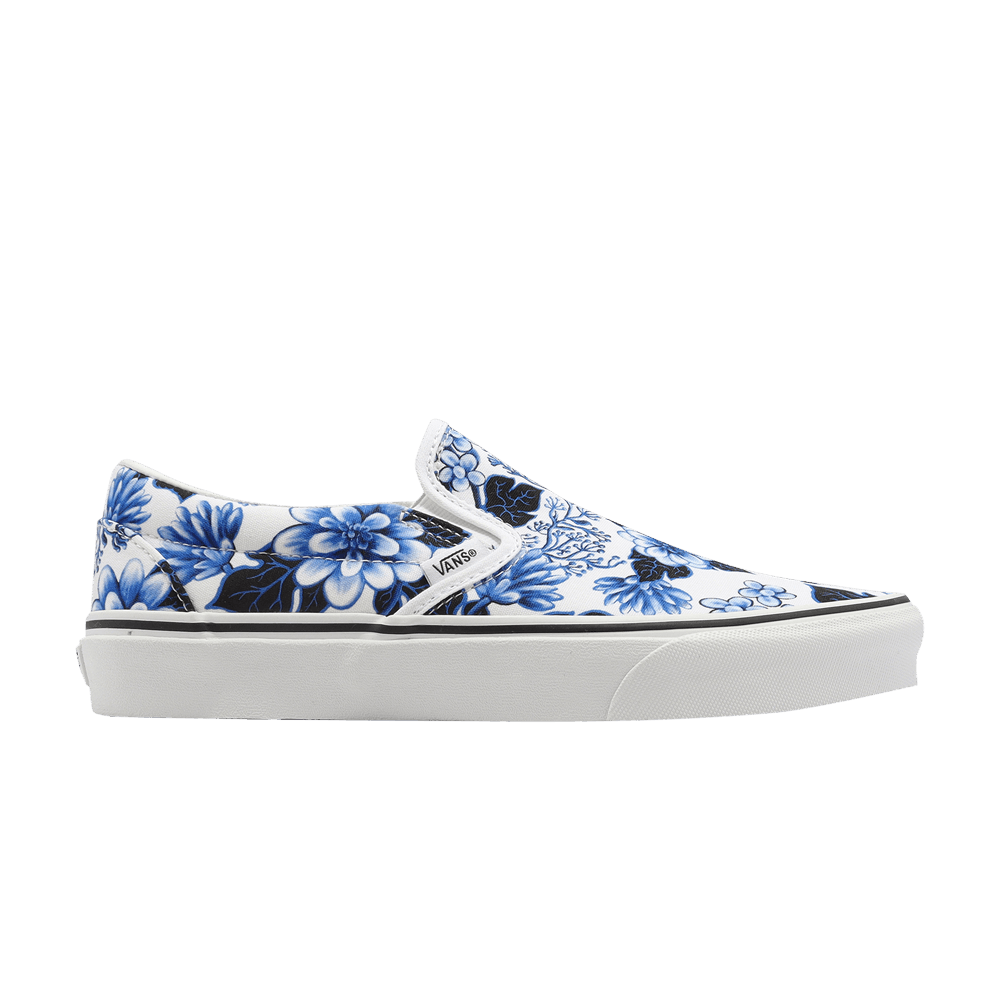 Кроссовки Vans Classic Slip-On 'Floral - Blue'