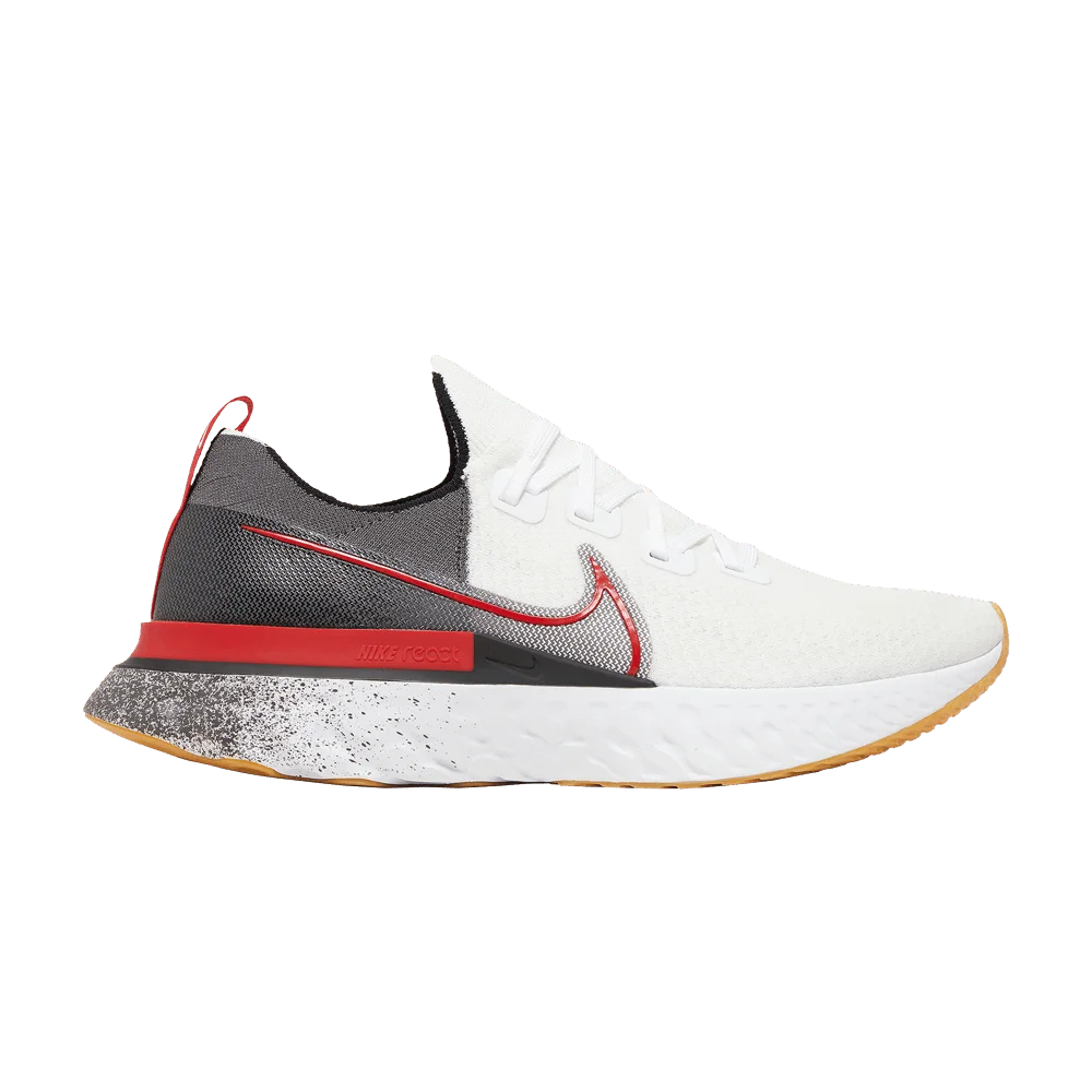 Кроссовки Nike React Infinity Run Flyknit 'White University Red'
