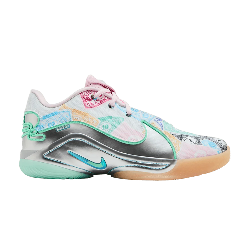Кроссовки Monopoly x Nike LeBron 22 QS GS 'Currency'
