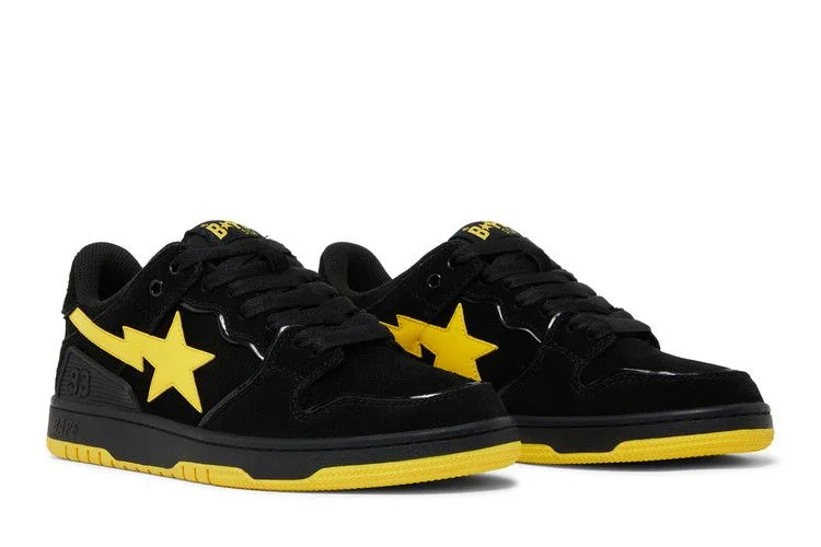 Krossovki-BAPE-Sk8-Sta-Black-Electric-Yellow-7