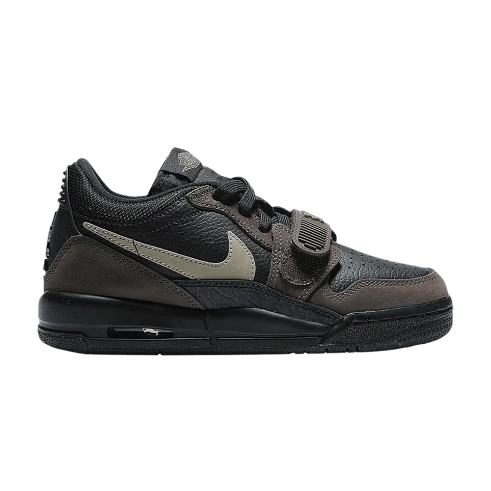 Krossovki-Air-Jordan-Legacy-312-Low-GS-Black-Khaki-Baroque-Brown