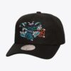 Mitchell-Ness-Black-Charlotte-Hornets-Hardwood-Classics-Neon-Logo-Pro-Crown-Snapback-Hat-100x100