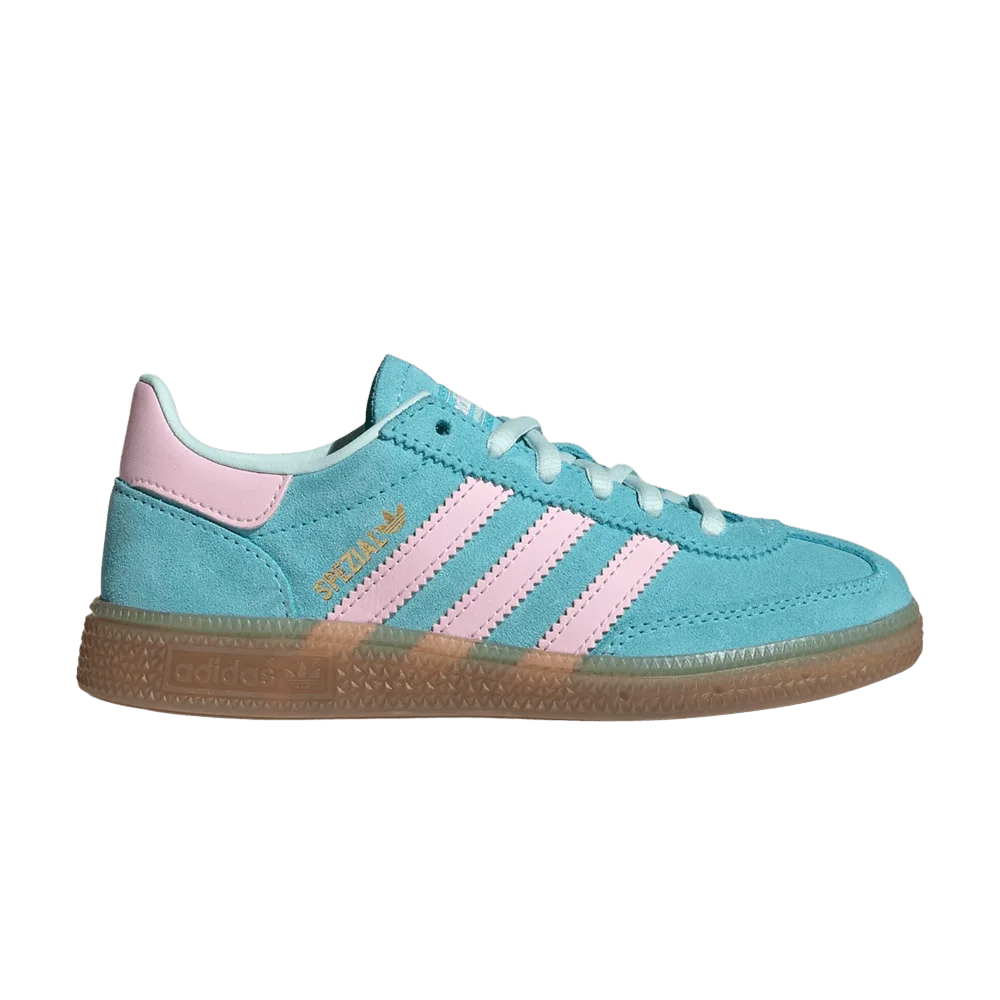 Кроссовки adidas Originals Handball Spezial Little Kid 'Pulse Aqua Clear Pink Gum'