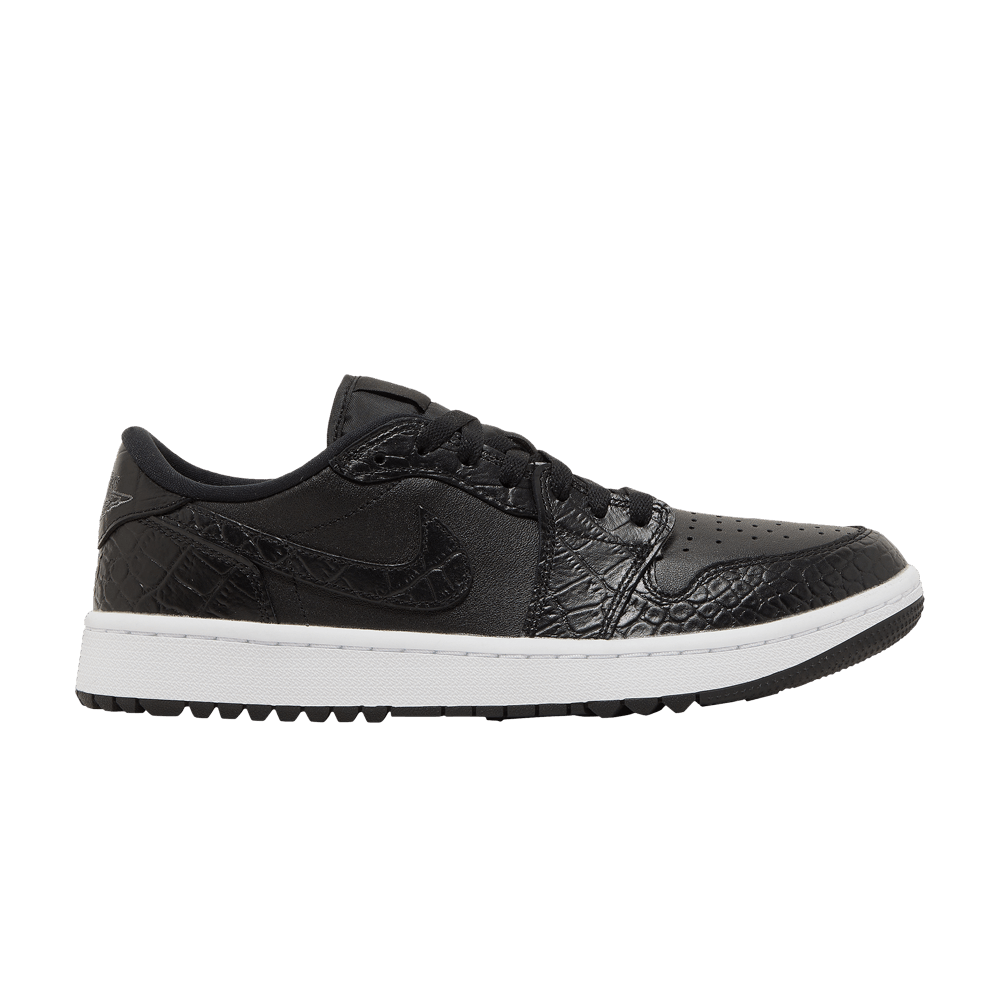 Кроссовки Air Jordan 1 Low Golf 'Black Crocodile'
