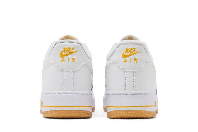 Кроссовки Nike Air Force 1 '07 'White University Gold Gum'
