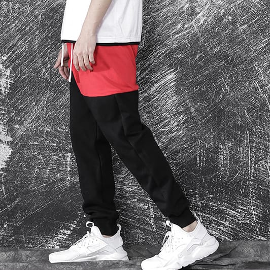 Спортивные штаны DPOY Colorblock Red Pants