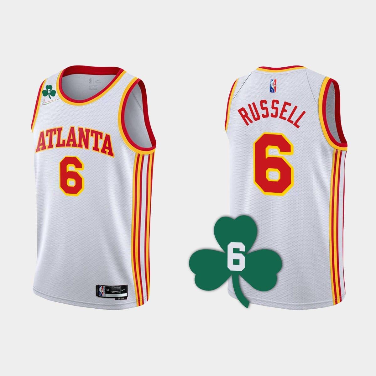 Atlanta-Hawks-NBA-Retired-Number-6-Bill-Russell-White-Jersey
