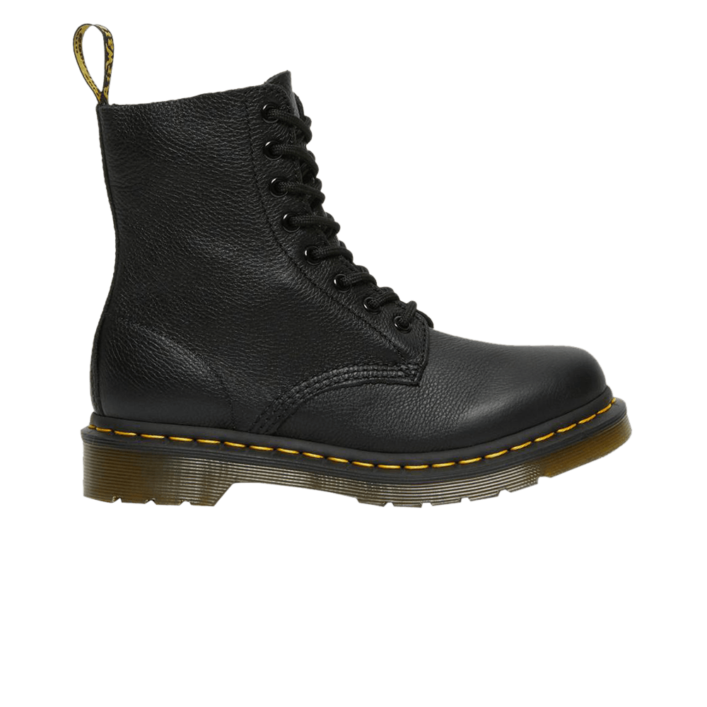 Dr. Martens Wmns 1460 Pascal Virginia Leather Lace Up Boot 'Black'