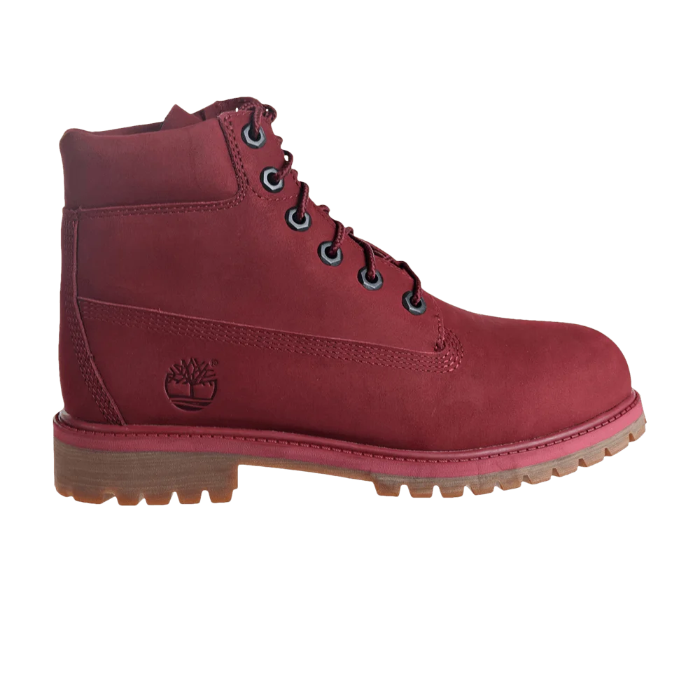 Krossovki-Timberland-6-Inch-Kids-Burgundy