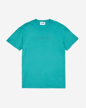 Awake-Classic-Outline-Logo-T-shirt-Teal-300x375