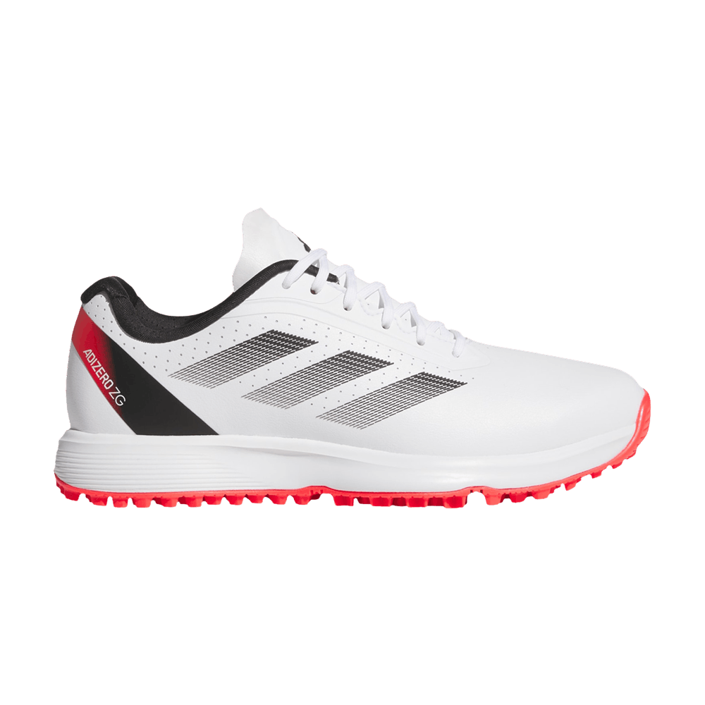 Кроссовки adidas Adizero ZG Spikeless Golf K 'White Lucid Red'