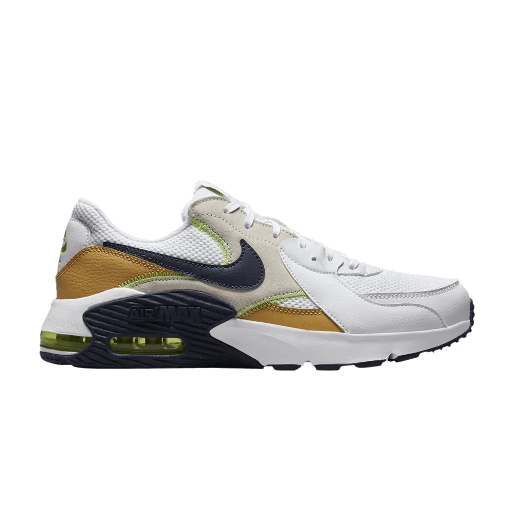 Krossovki-Nike-Air-Max-Excee-White-Obsidian-Team-Gold