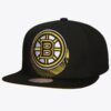 Mitchell-Ness-Black-Boston-Bruins-Big-Face-7.0-Vintage-Snapback-Hat-100x100