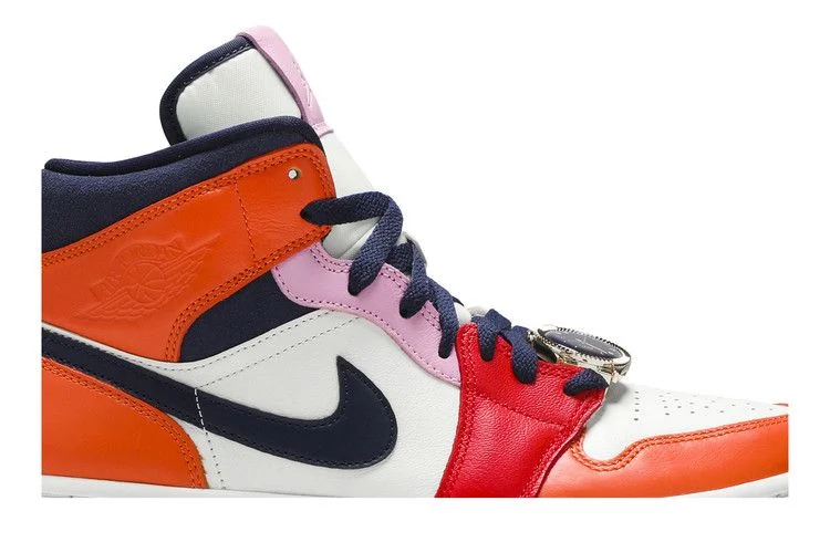 Кроссовки Melody Ehsani x Wmns Air Jordan 1 Mid 'Fearless'