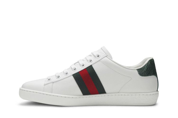 Кроссовки Gucci Wmns Ace 'Green Crocodile'