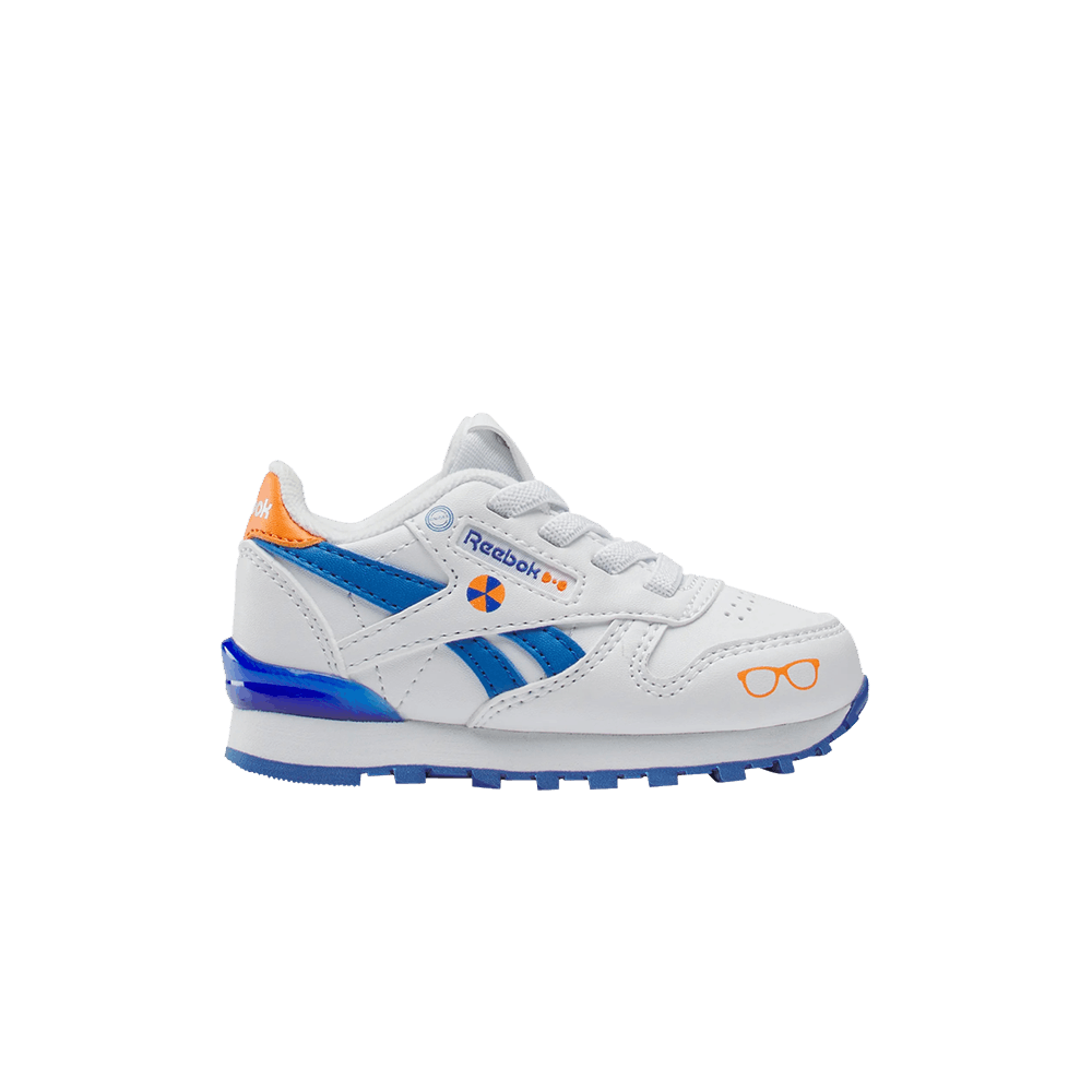 Кроссовки Blippi x Reebok Classic Leather Step 'n' Flash Toddler 'White Blue Orange'
