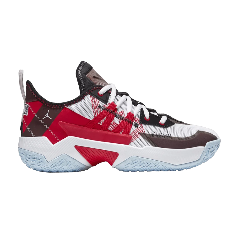 Кроссовки Air Jordan One Take 2 GS 'White University Red'