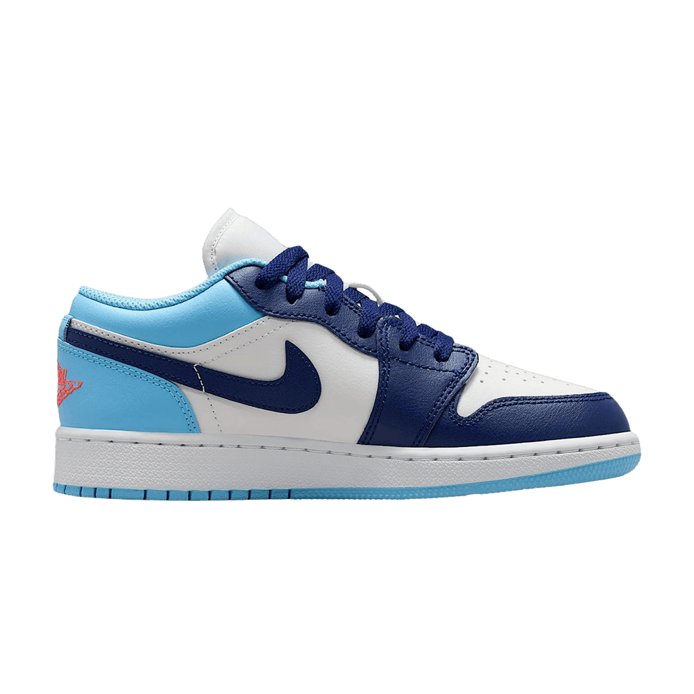 Кроссовки Air Jordan 1 Low GS 'Sail Blue Chill'