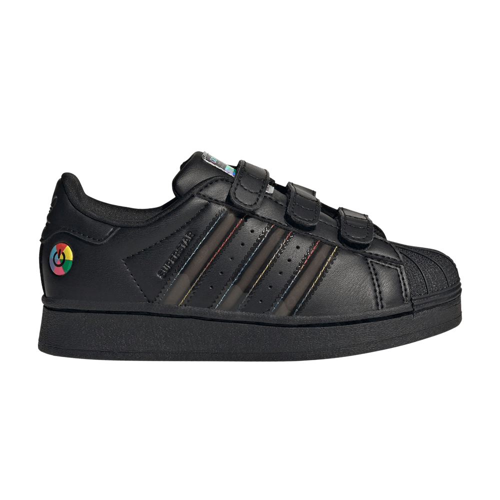 Кроссовки Adidas Superstar Comfort Closure C 'LED Lights Pack - Triple Black'
