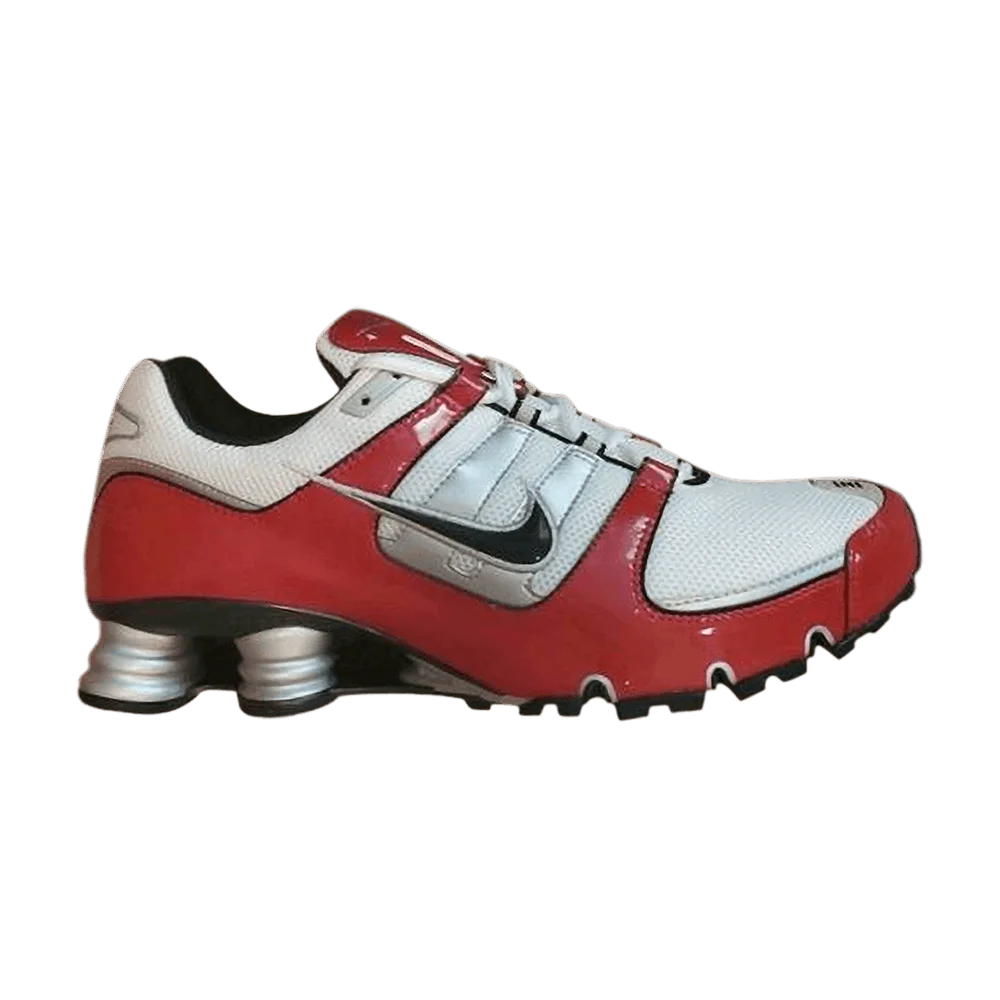 Krossovki-Nike-Shox-Remix-2-White-Varsity-Red