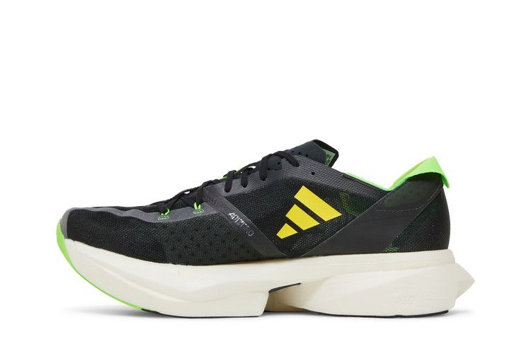 Кроссовки adidas Men's Adizero Adios Pro 3 'Core Black Solar Green'