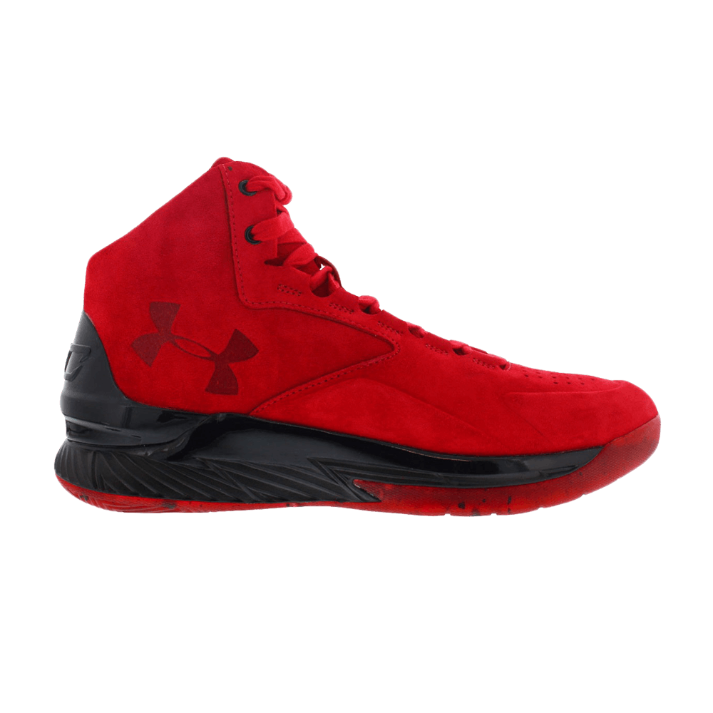 Кроссовки Under Armour Curry Lux Mid Suede 'Red'