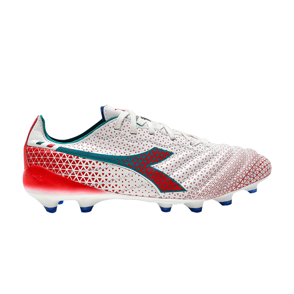 Кроссовки Diadora Brasil Elite Tech GR Made in Italy LPX 'White Tile Blue Red'