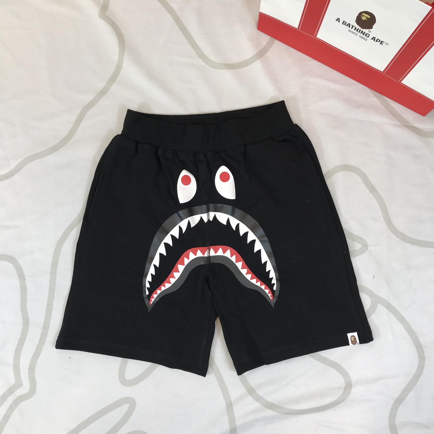 Спортивные шорты BAPE Shark Sweat Shorts Black