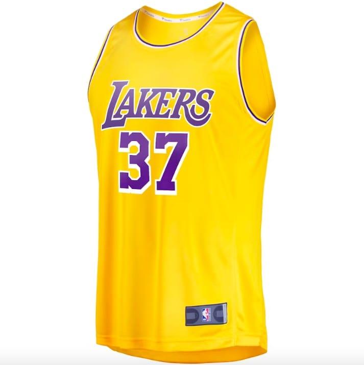 2022-23-LA-Lakers-37-Matt-Ryan-Fast-Break-Icon-Gold-Jersey-1