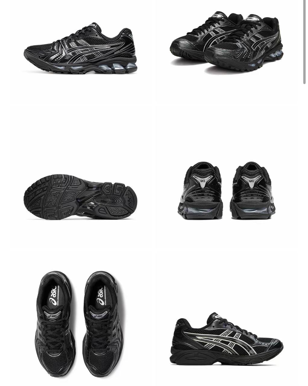 Кроссовки Asics Gel Kayano 14 Black Pure Silver
