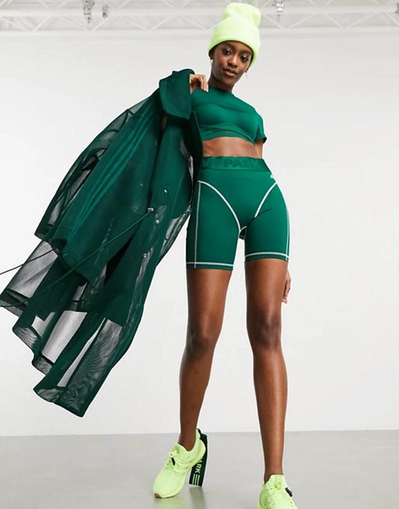 adidas-Ivy-Park-Cycling-Shorts-Dark-Green-7