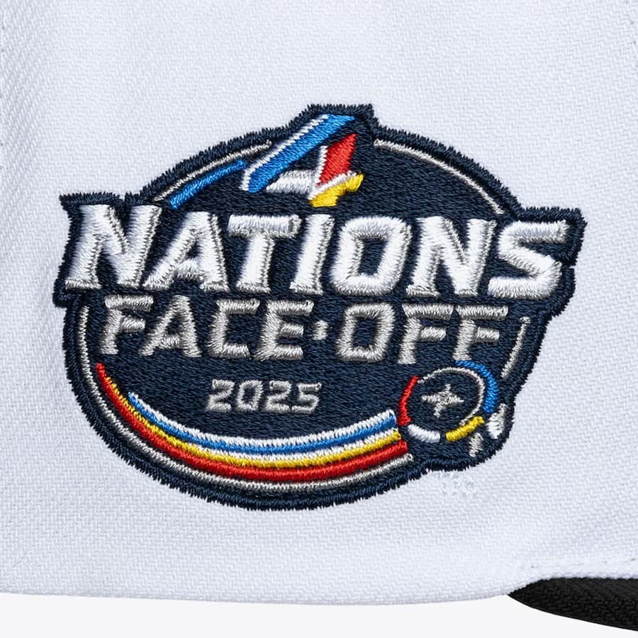 Mitchell-Ness-White-Canada-2025-4-Nations-Face-Off-Snapback-Hat-2