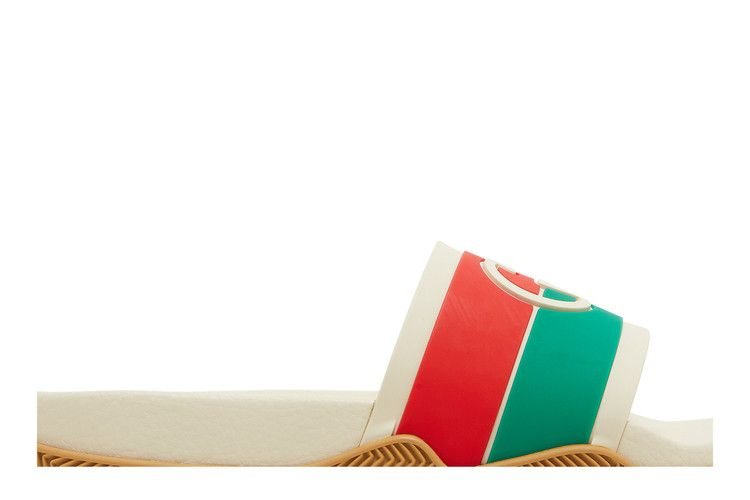 Кроссовки Gucci Slide 'Interlocking G - Orange Green'
