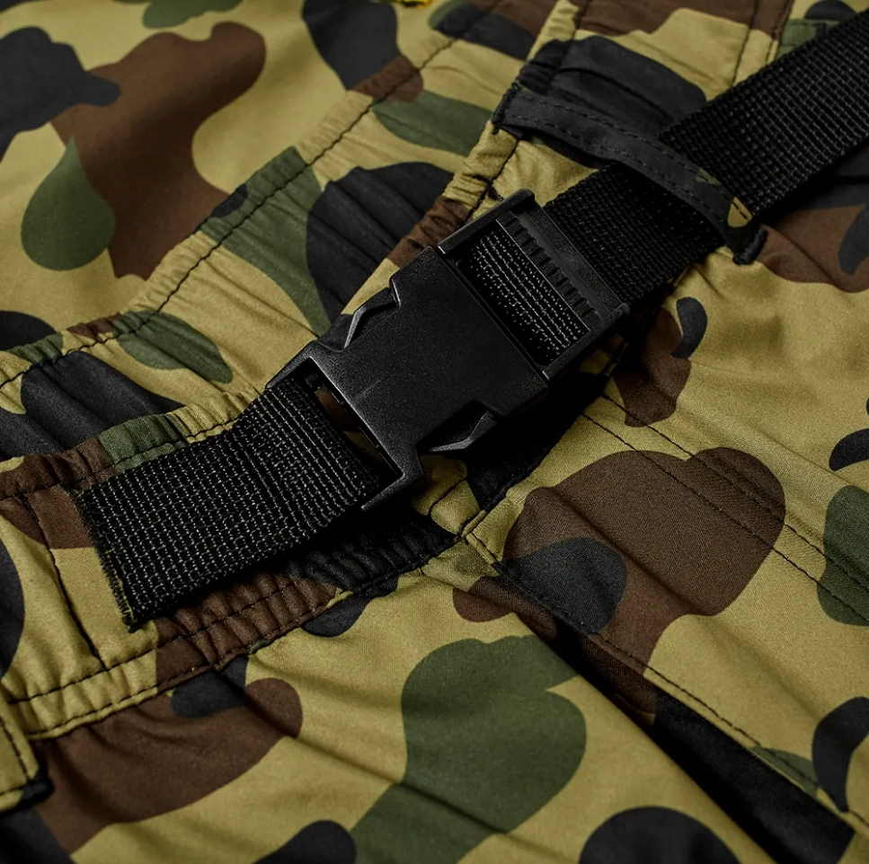 Спортивные шорты BAPE 1st Camo (B)ape 2 Layer Utility Shorts Green