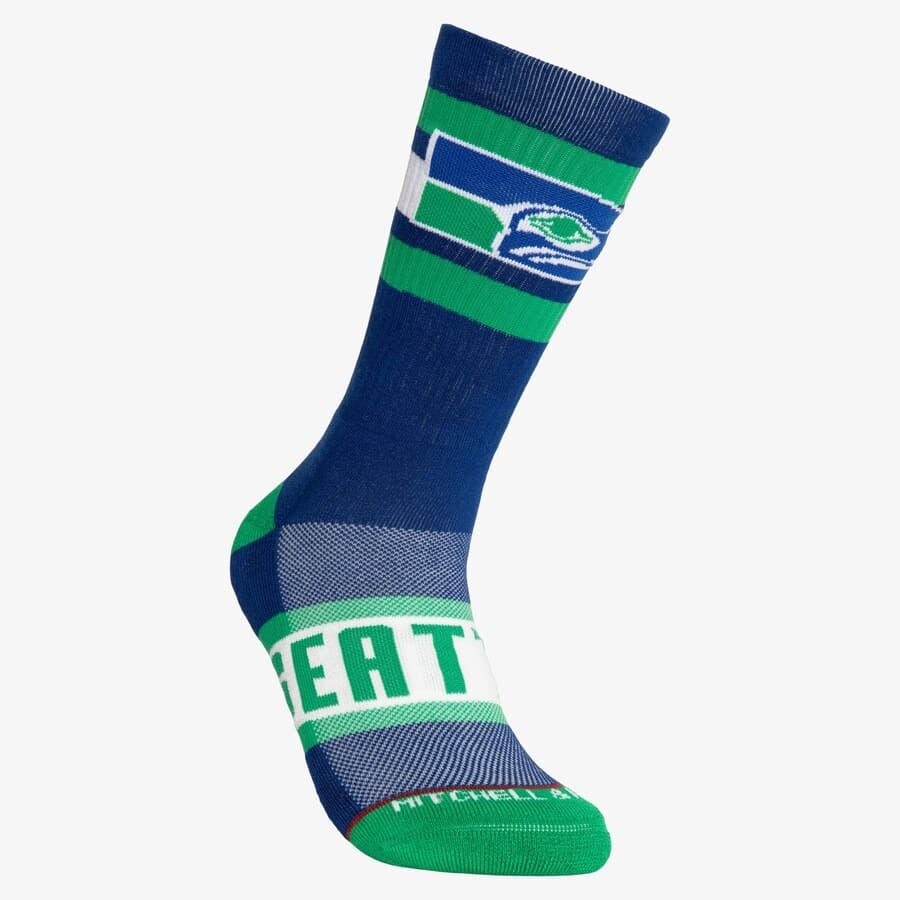 Спортивные носки Mitchell & Ness Seattle Seahawks Hail Mary Crew Socks