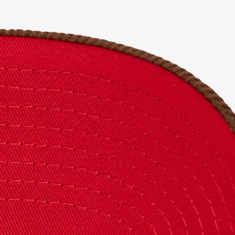 Бейсболка Mitchell & Ness Denim Brown San Francisco 49ers Corduroy D-Stressed Pro Snapback Hat