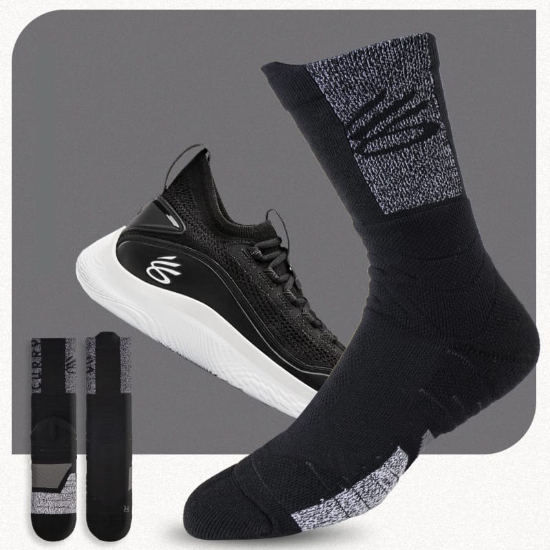 Спортивные носки Ehot Curry Black-Grey Quarter Socks