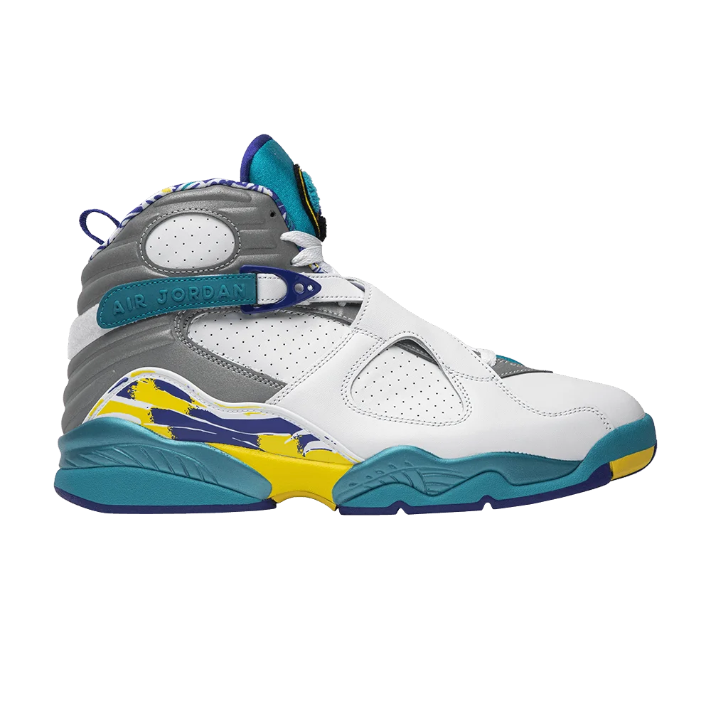 Кроссовки Wmns Air Jordan 8 Retro 'White Aqua'